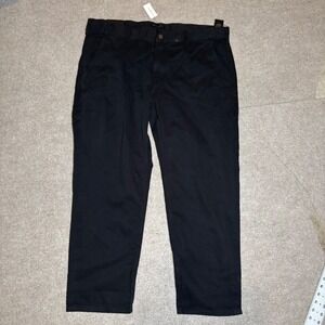 Banana Republic Surplus Twill Pant Mens 38x32 Black Athletic Fit Tapered 440006